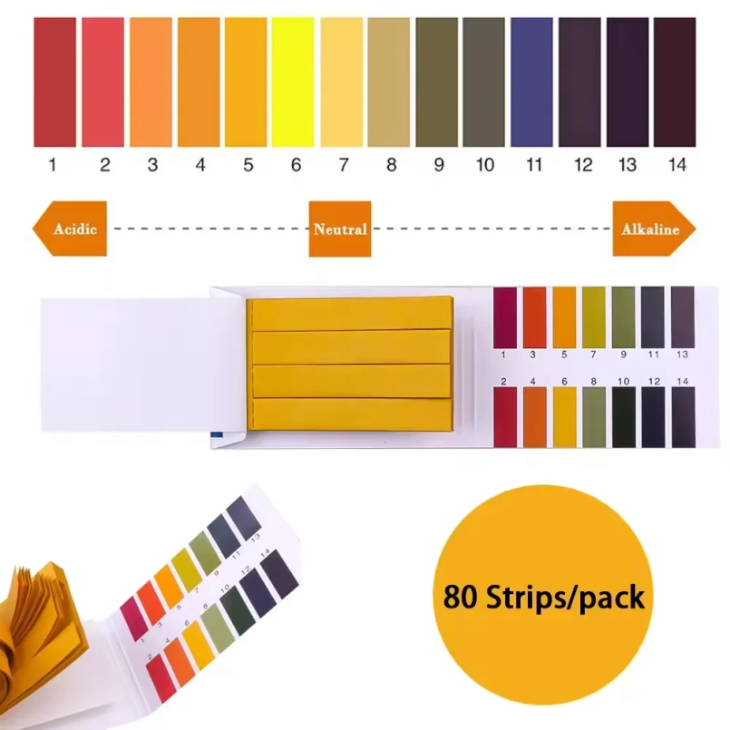 Water Testing Kit - 80 Strips/pack PH Test Strips Full