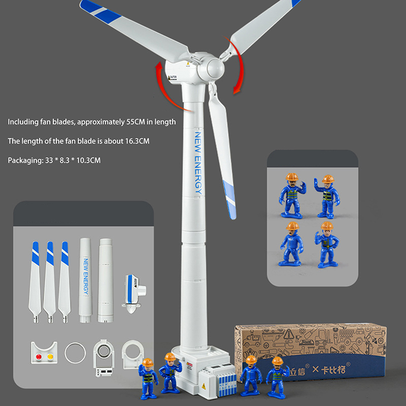 Science Toy - Kids' Wind Turbine Model Simulation Toy