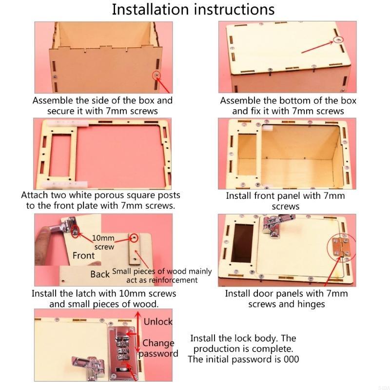 54DA DIY Strongbox Making Kits - Science Project Toys Making recension och pris