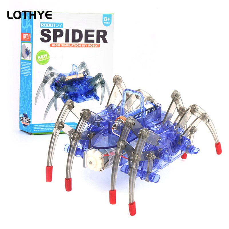 DIY Electric Spider Robot Puzz - Science Robotics recension och pris