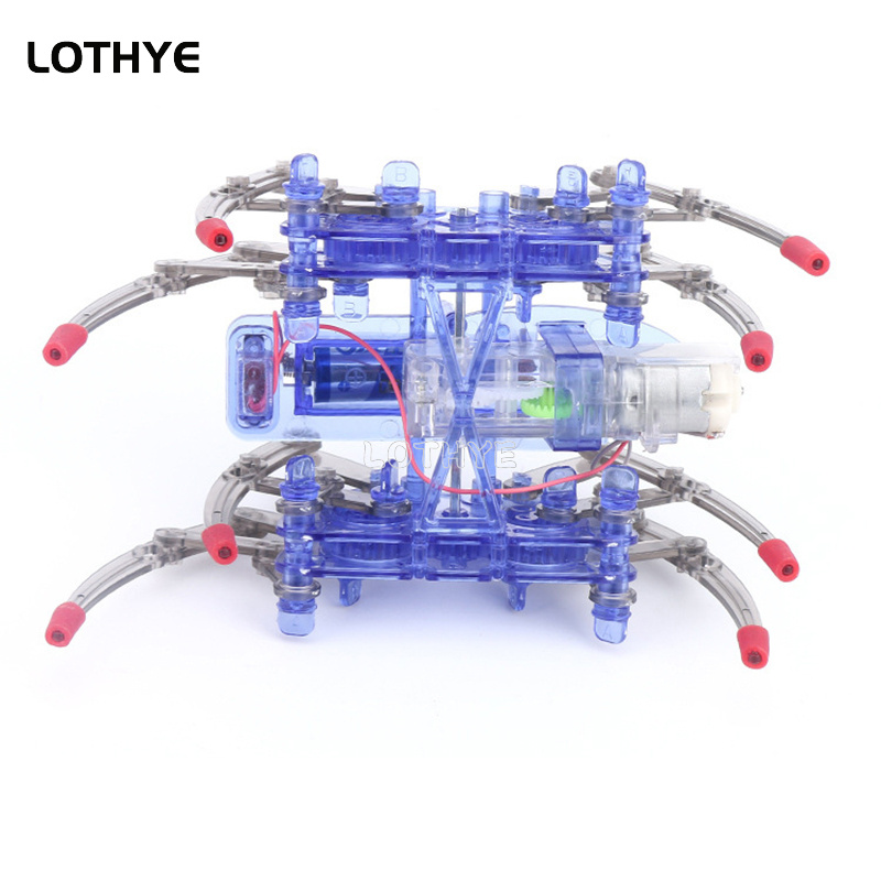 DIY Electric Spider Robot Puzz - Science Robotics recension och pris