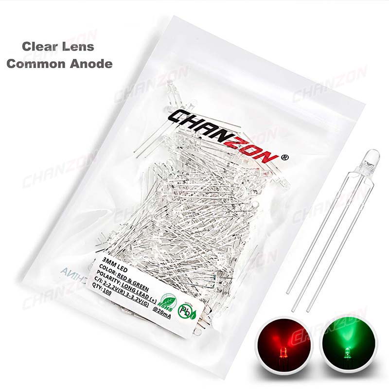 Bicolor 3 mm LED Light Emittin - Science And Hobby recension och pris
