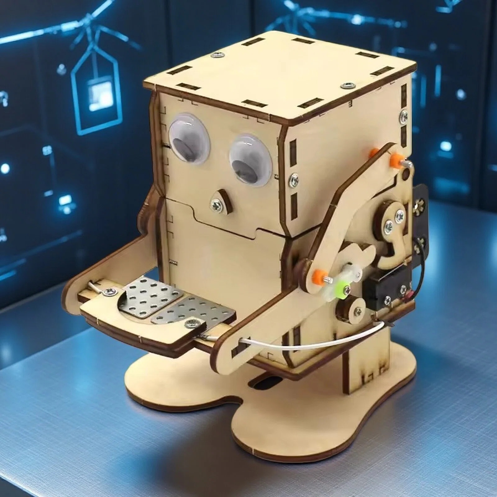 Coin Swallowing Eating Robot M - Science Robotics recension och pris