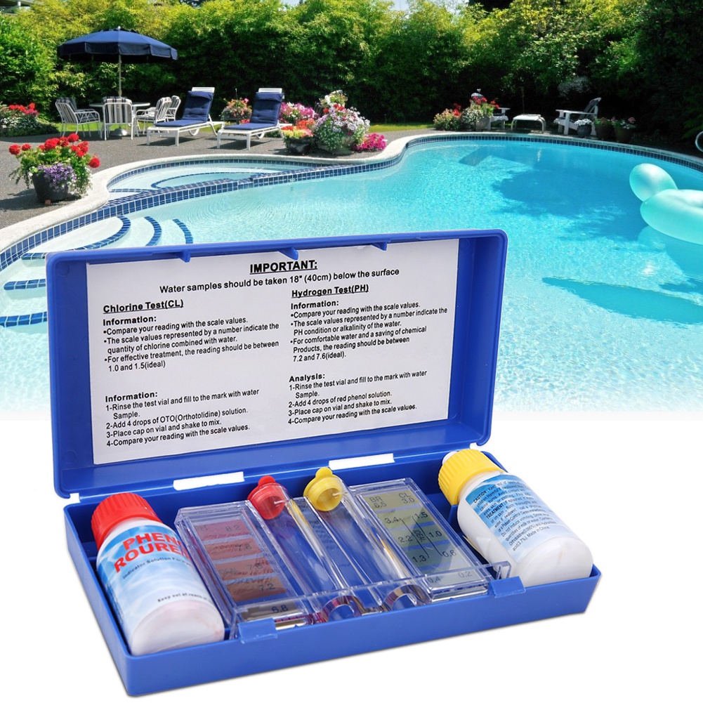 PH Chlorine Water Quality Test - Water Testing Kit recension och pris