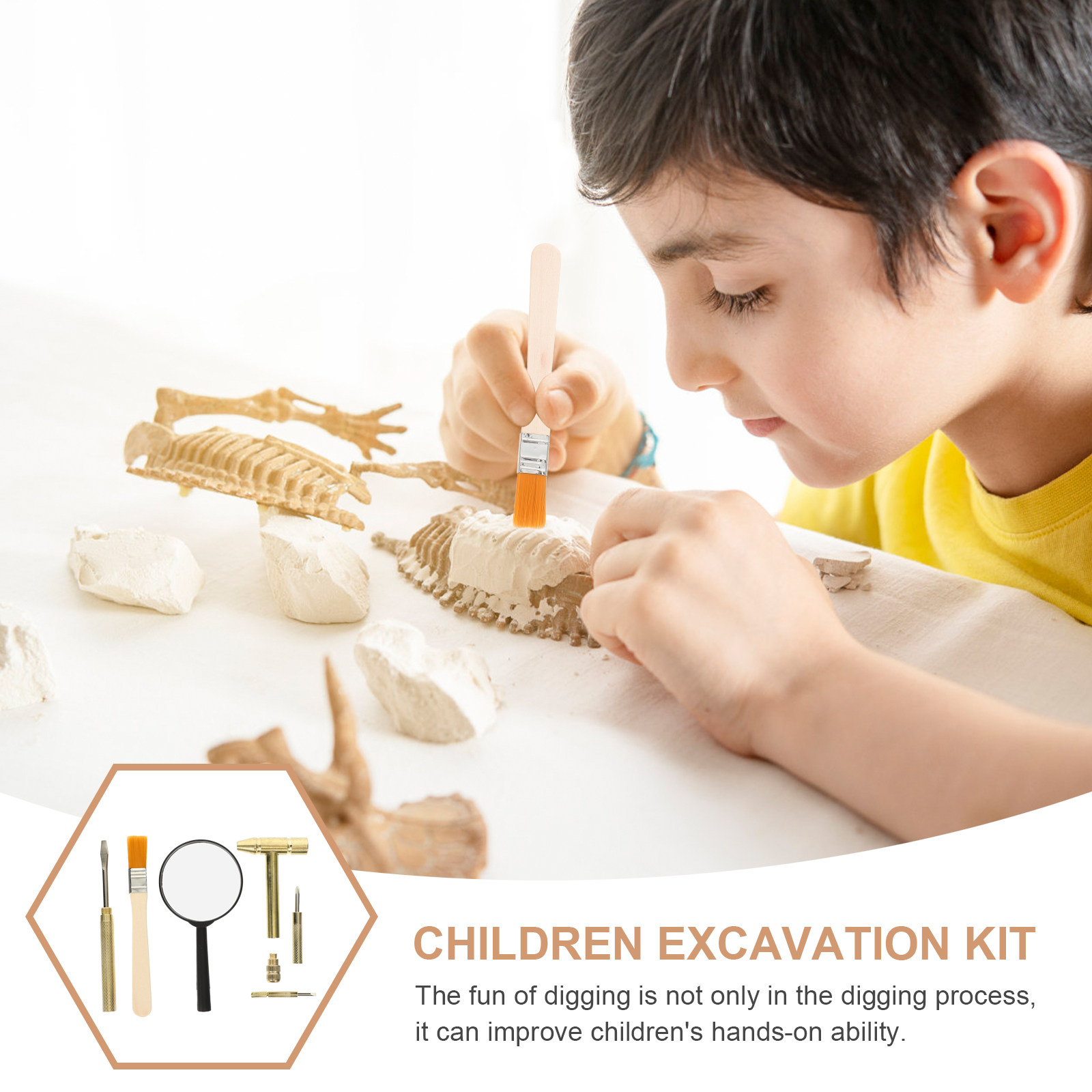 1Set Kid Excavation Tool Set S - Science Toy recension och pris