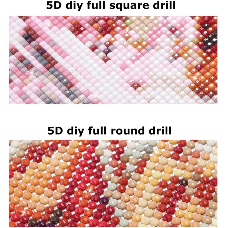 5D DIY Large Diamond Painting  - Volcano Kit Eruption recension och pris